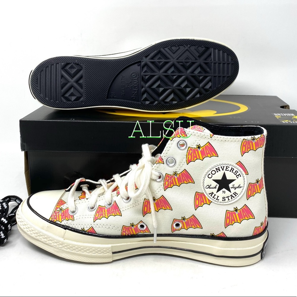 Converse & DC Batman Chuck 70 High Canvas  Egret M - Picture 9 of 12